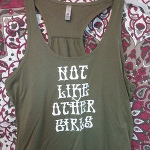 Grateful Dead Not LIKE Other Girls Scarlet Tank